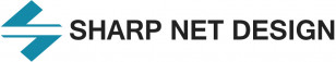Visit our Website Sharp Net Design Logo